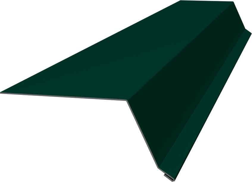 Планка капельник 100х55 Grand Line 0,45 ПЭ с пленкой RAL 6005 зеленый мох (2м)