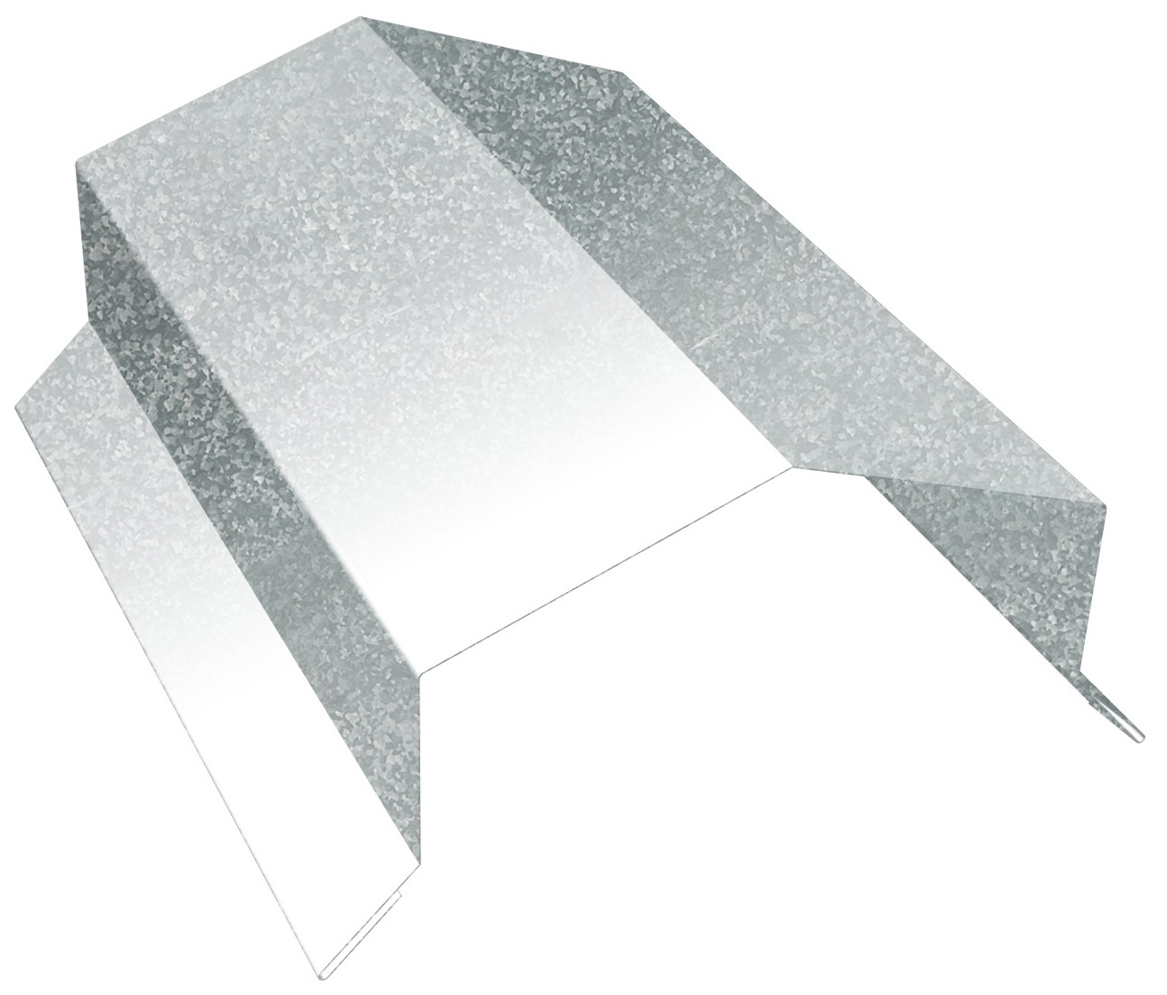 Парапетная крышка угольная 125мм Grand Line 0,7 Zn (3м)