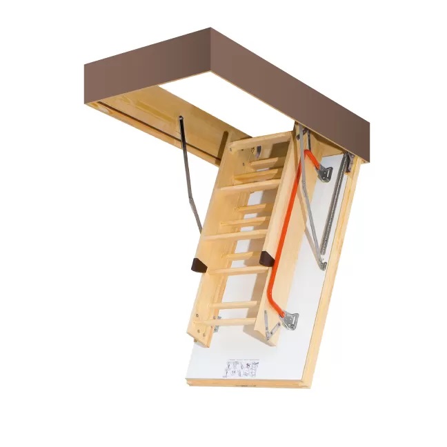 Лестница чердачная складная FAKRO LТK Thermo 60х130/305 (деревянная теплоизоляционная)
