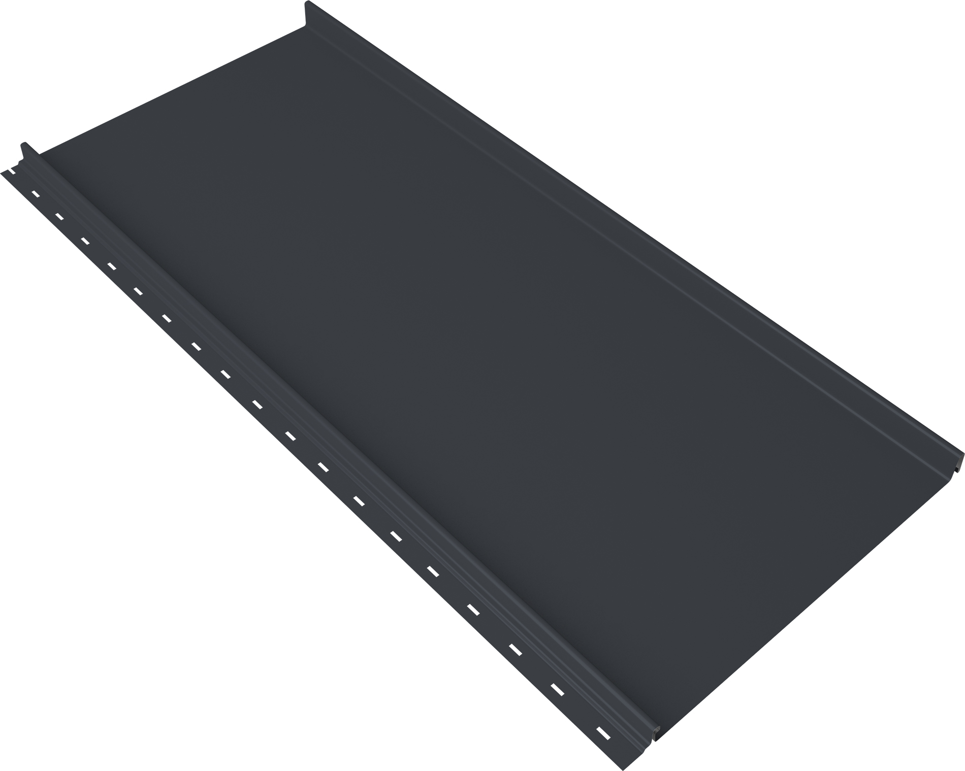 Кликфальц Мини Grand Line 0,5 PurPro матовый с пленкой на замках RAL 7024 мокрый асфальт