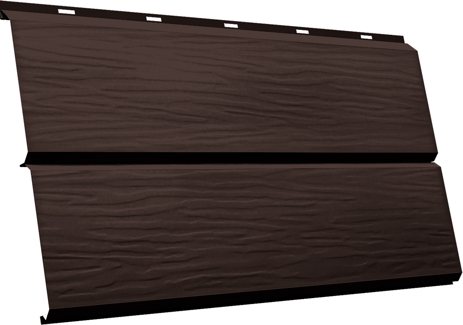 ЭкоБрус 3D Grand Line 0,5 PurLite матовый с пленкой RAL 8017 шоколад