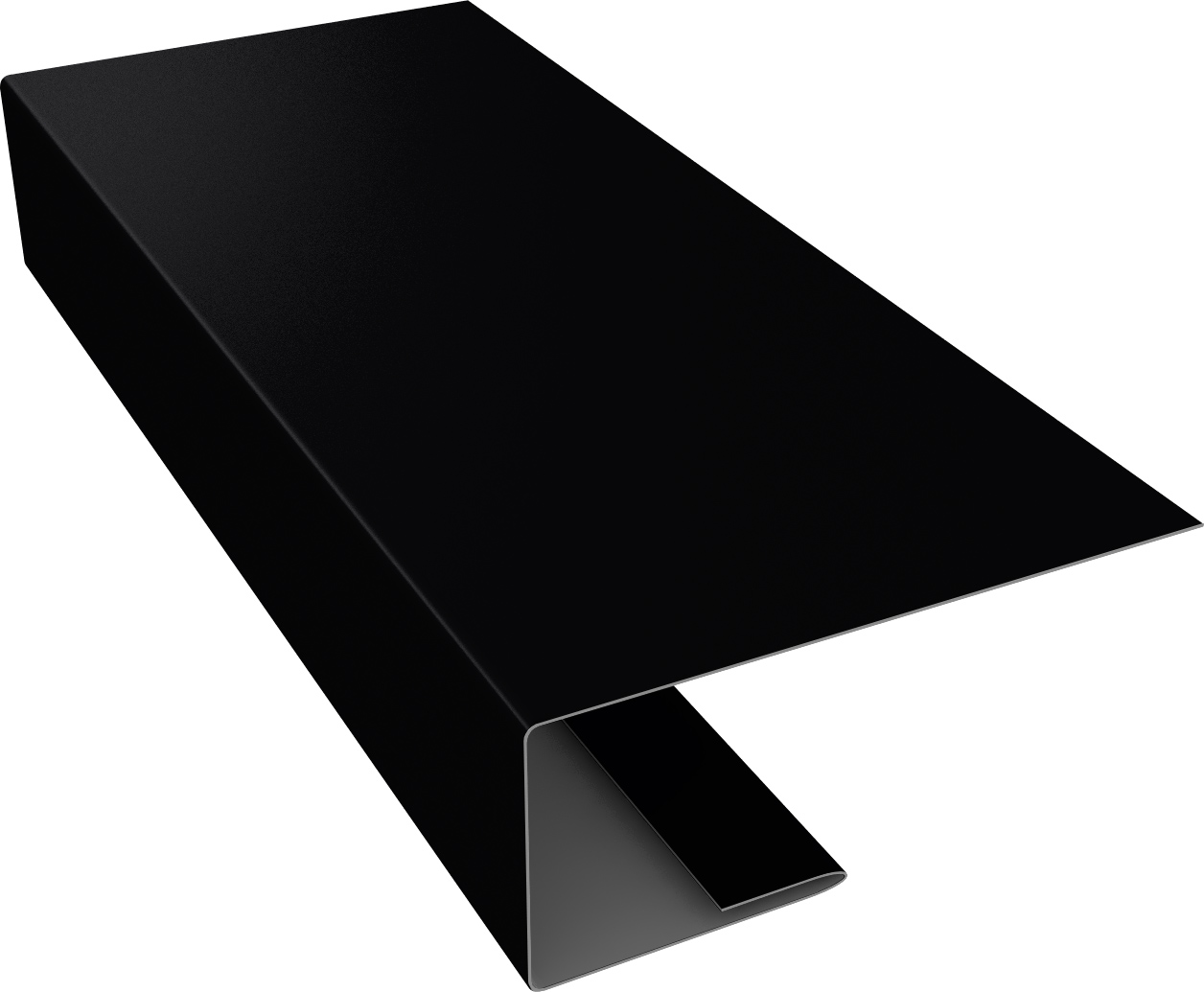 J-Профиль 18мм Grand Line 0,45 Drap RAL 9005 черный (2м)