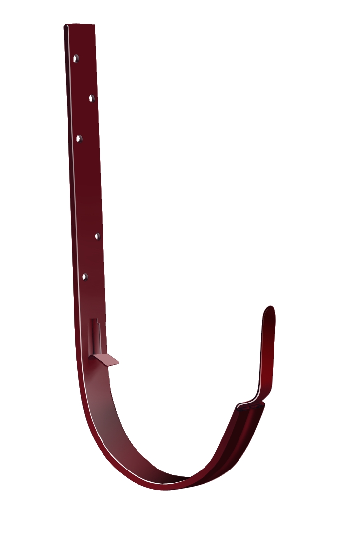 Крюк длинный Grand Line ПЭ 125мм RAL 3005 красное вино