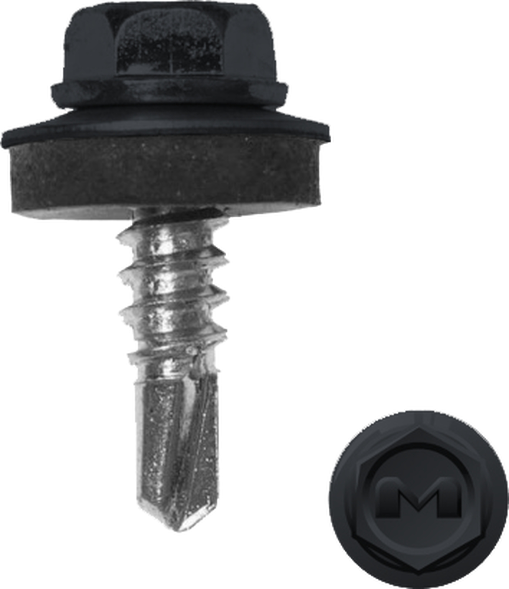 Саморез по металлу Daxmer 5,5х19 RAL 7024 (250) сверло №3