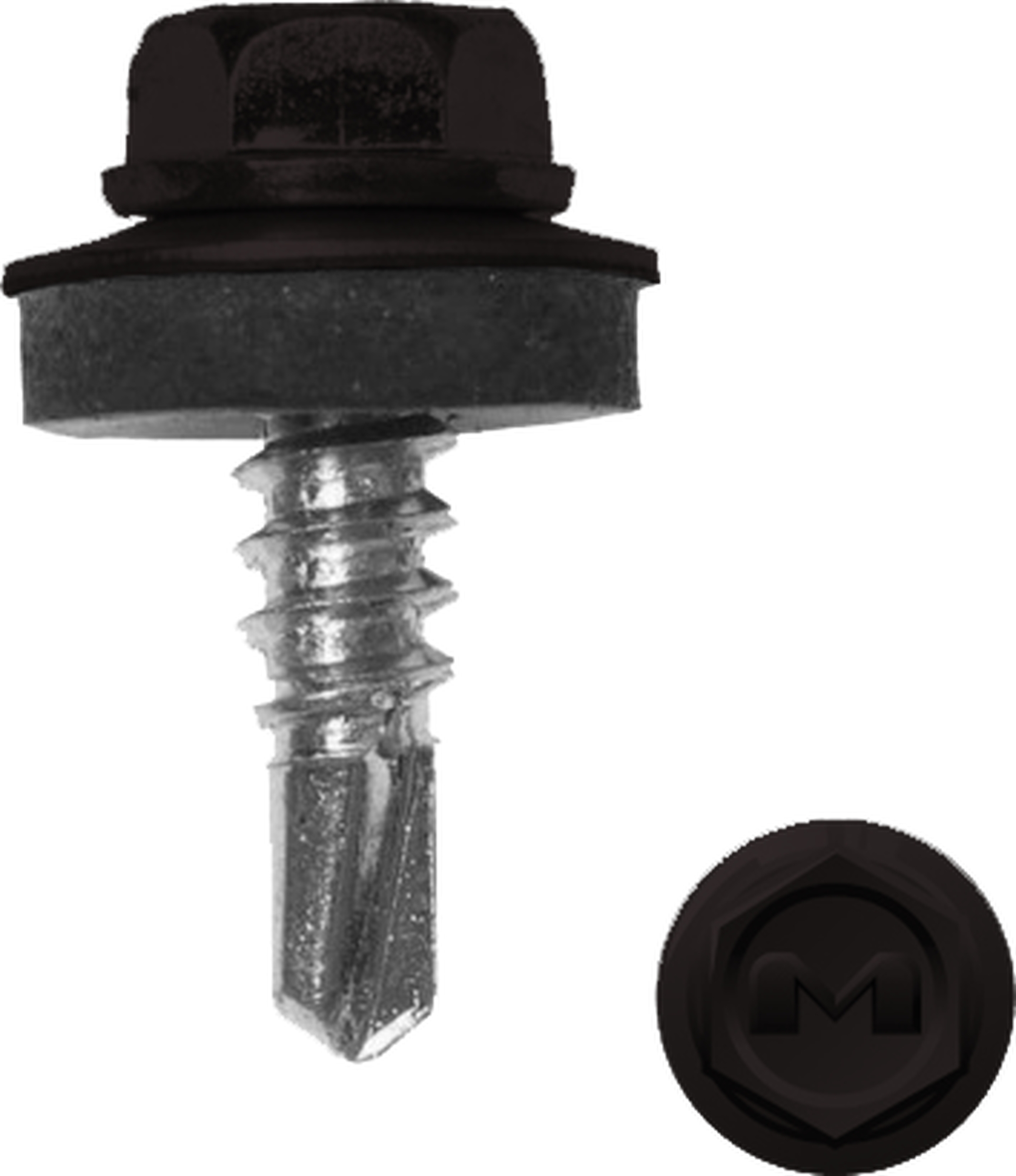 Саморез по металлу Daxmer 5,5х19 RAL 9005 (250) сверло №3