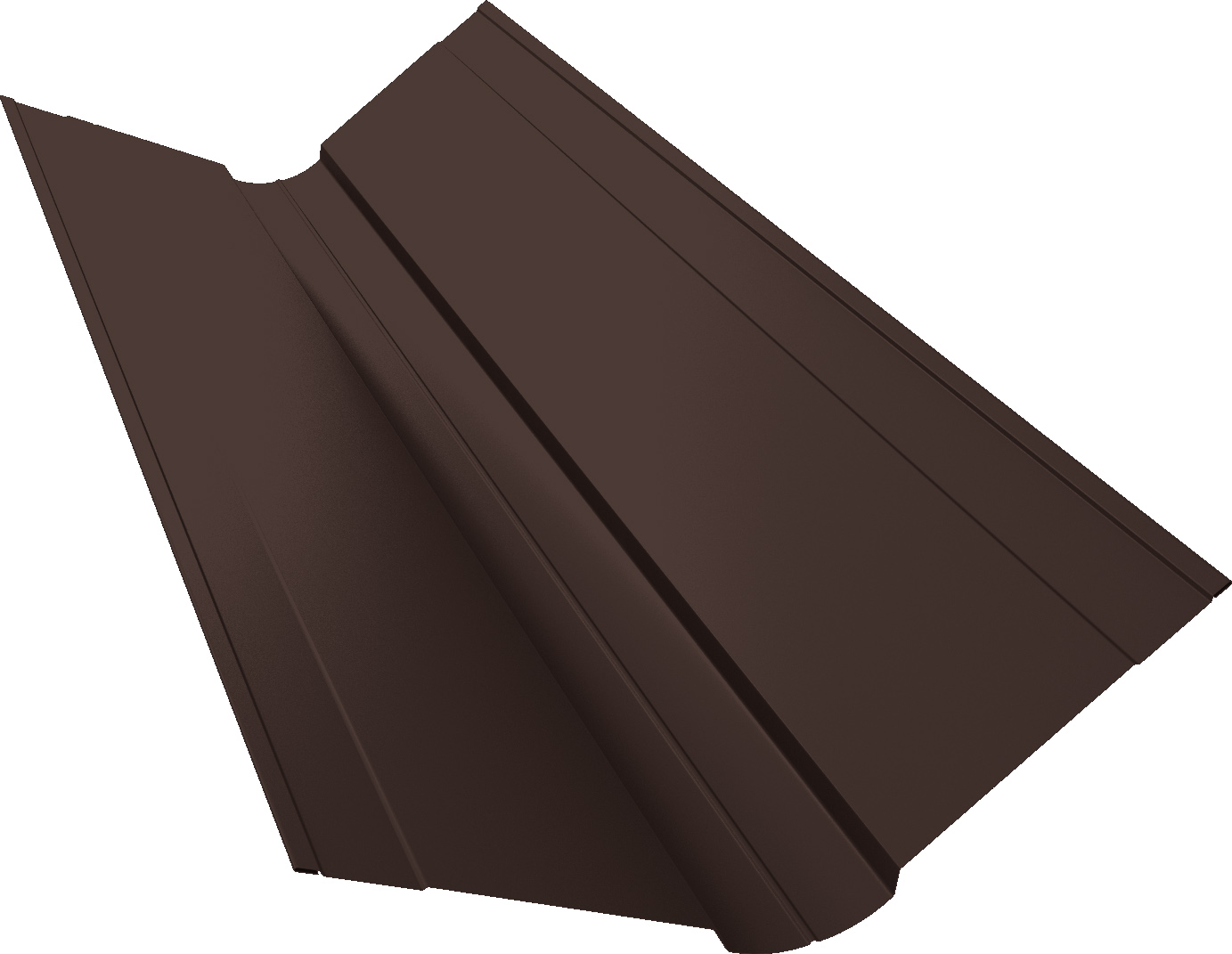 Планка ендовы верх. фигурн 150x150 Drap TwinColor