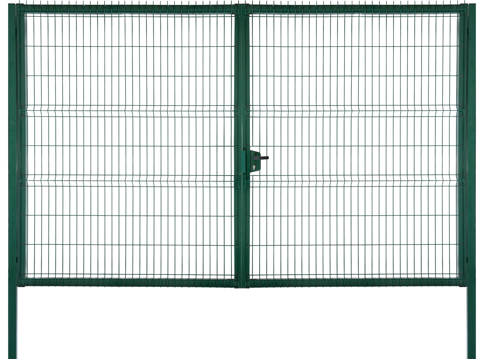 Ворота Profi с замком 2,03х4,0 RAL 6005