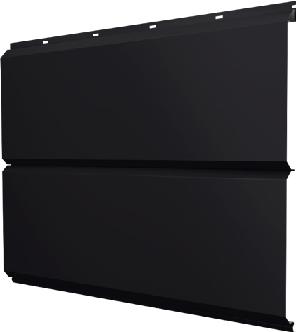 ЭкоБрус новый Grand Line 0,5 Drap ТХ с пленкой RAL 9005 черный
