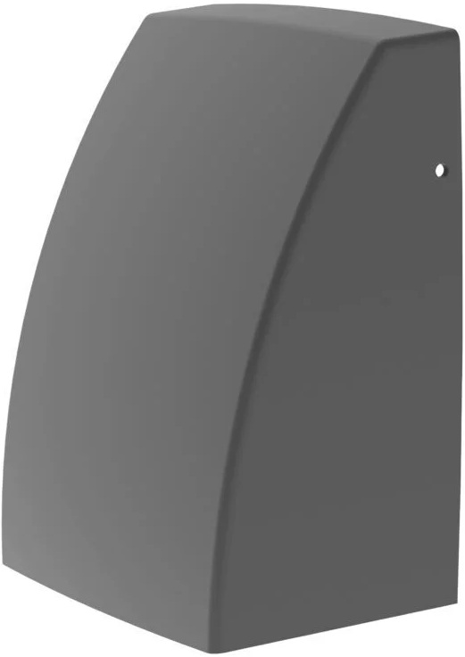 Козырек вентиляционный наружный Vilpe Storm Cover графитовый
