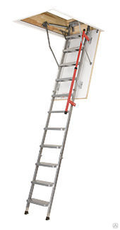 Лестница чердачная складная FAKRO LML Lux 60х130/305 (металлическая, с телескопическими наконечниками до 10см)