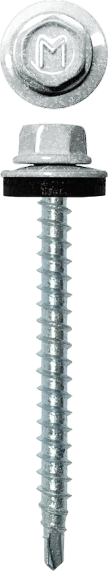 Саморез кровельный Daxmer 4,8х50 Цинк (150) сверло №1