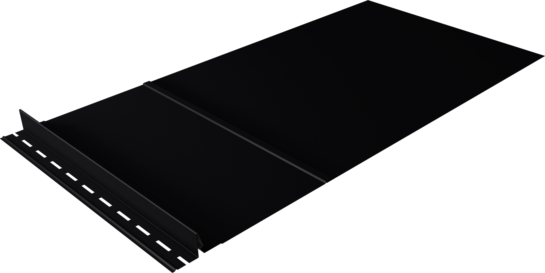 Элемент обхода Кликфальц Про Grand Line левый 0,5 PurPro матовый RAL 9005 черный