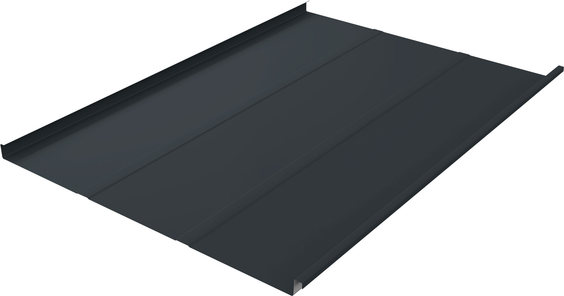 Фальц двойной стоячий Line Grand Line 0,5 PurPro матовый с пленкой на замках RAL 7016 антрацитово-серый
