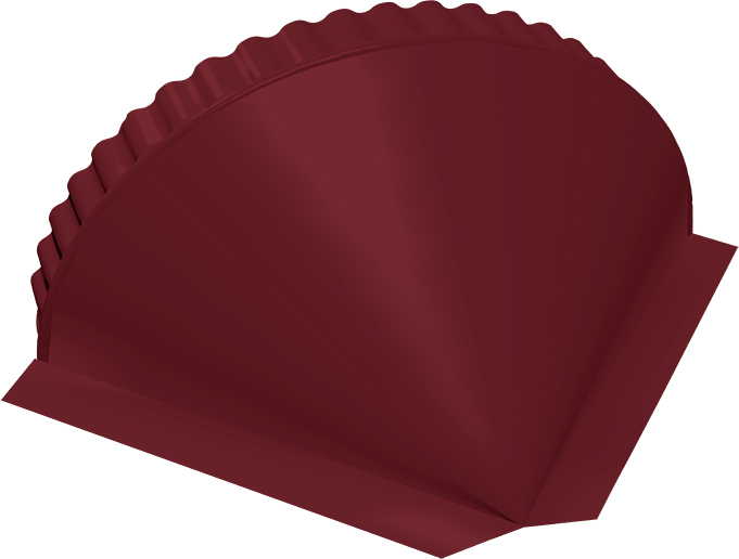 Заглушка малая конусная Grand Line 0,45 Drap СТ RAL 3005 красное вино