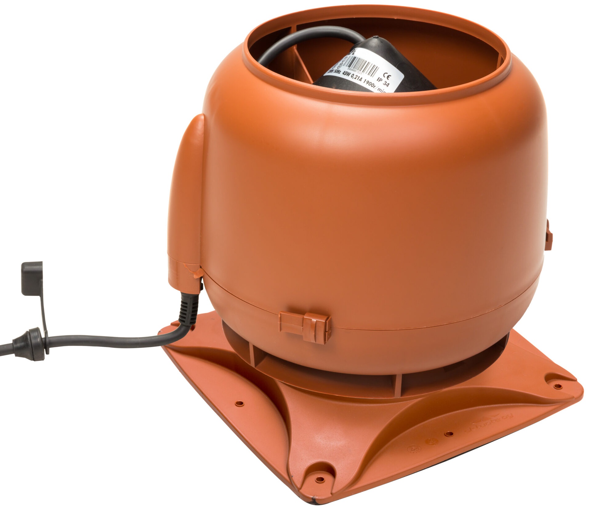 Вентилятор Vilpe E120S с основанием кирпичный
