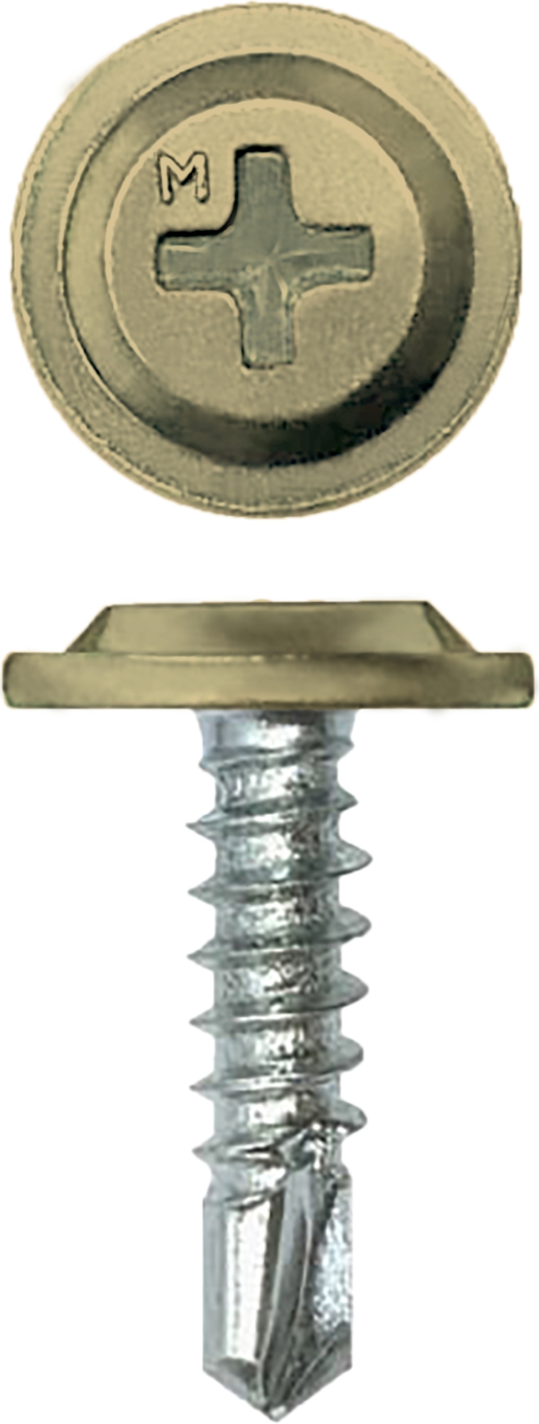 Саморез ПШС Daxmer Pro 4,2х13 (1000 шт) шлиц PH2 RAL 1014
