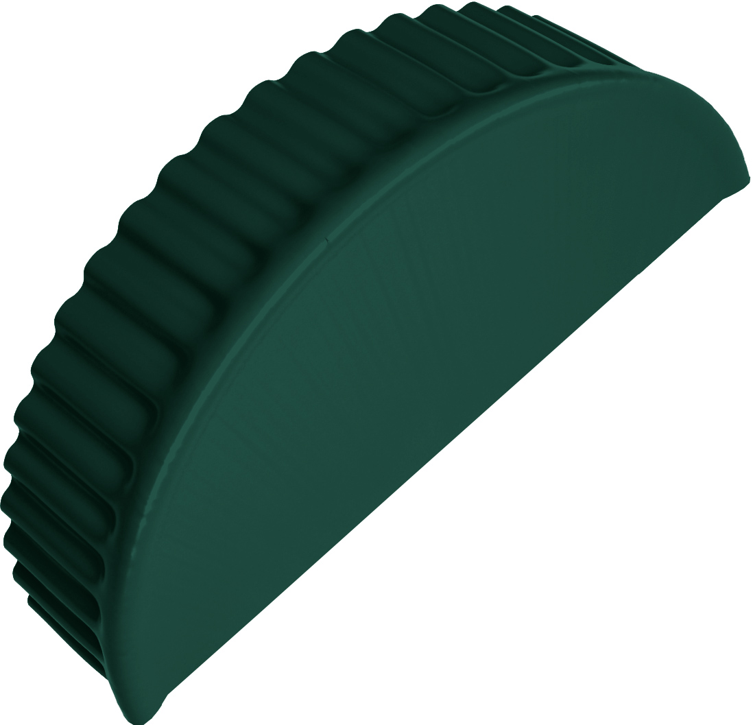 Заглушка торцевая Grand Line 0,45 Drap RAL 6005 зеленый мох