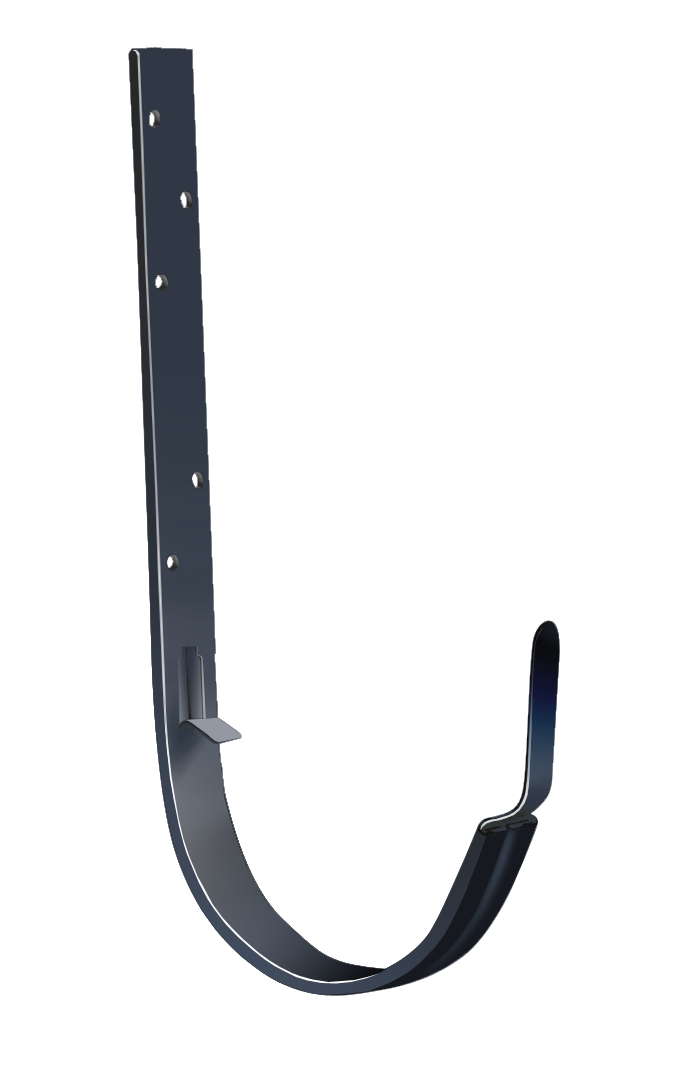 Крюк длинный Grand Line ПЭ 125мм RAL 7024 мокрый асфальт