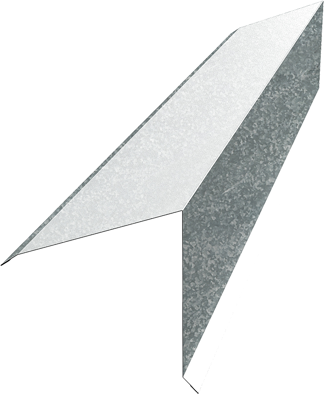 Планка конька односкатной кровли 160х160 Grand Line 0,55 Zn (3м)
