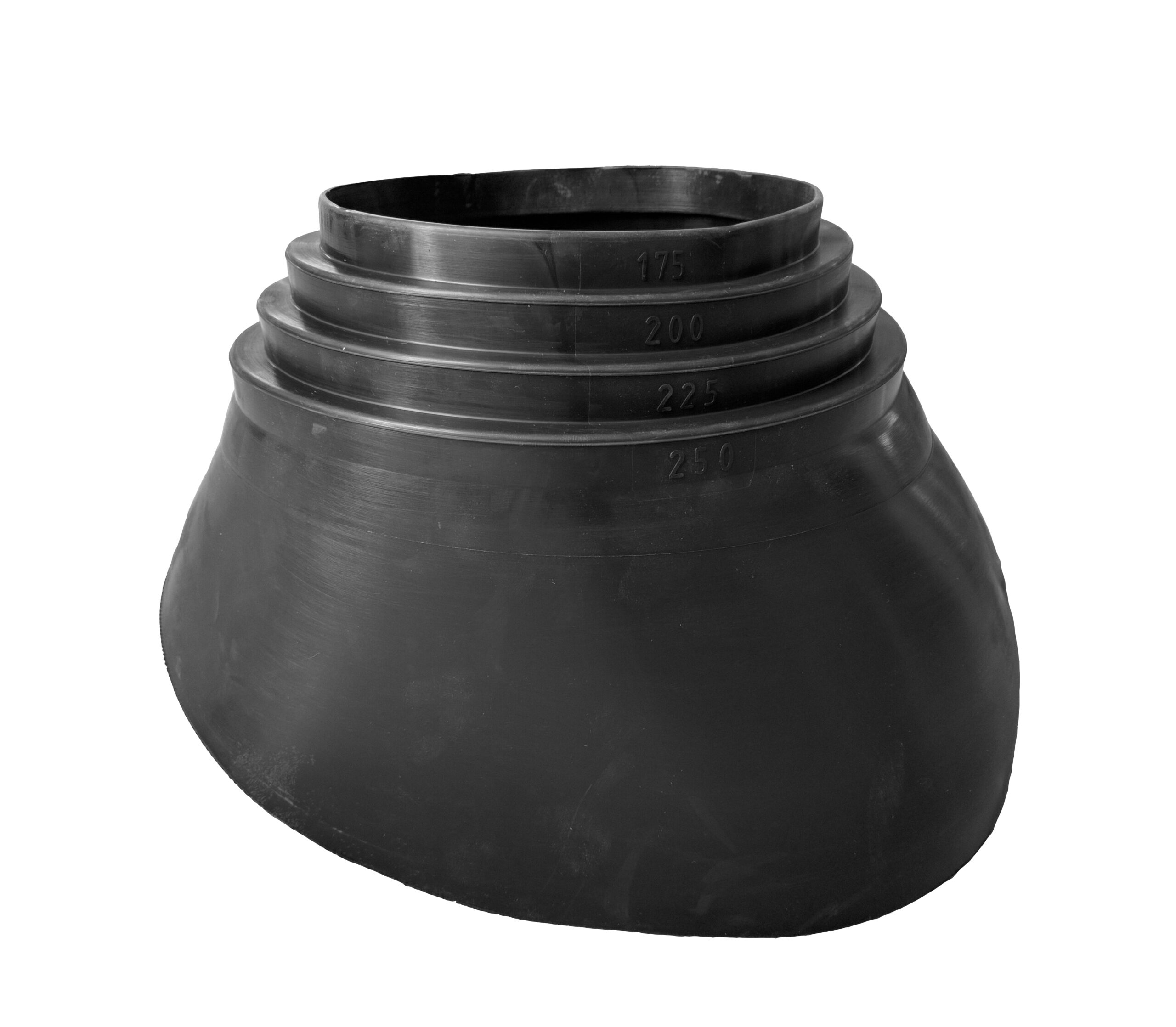 Ворот резиновый XL Vilpe 175-250 мм черный