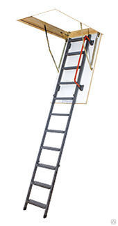 Лестница чердачная складная FAKRO LMK 70х130/305 (металлическая, повышенной прочности)