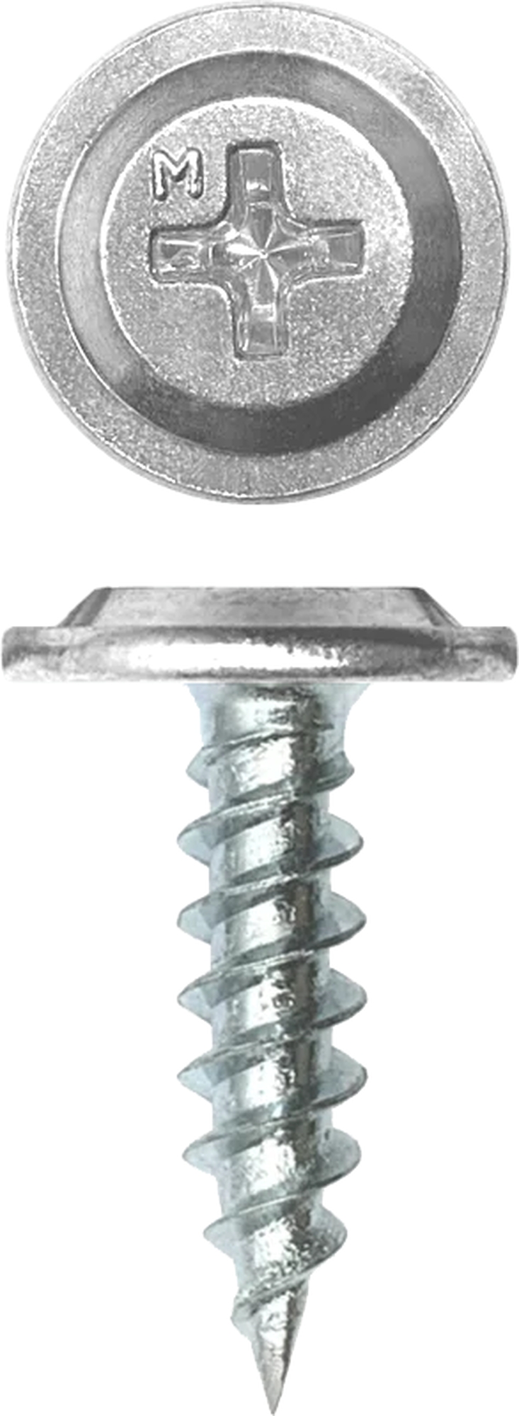 Саморез ПШ Daxmer Pro 4,2х16 (1000 шт) шлиц PH2 RAL 9003