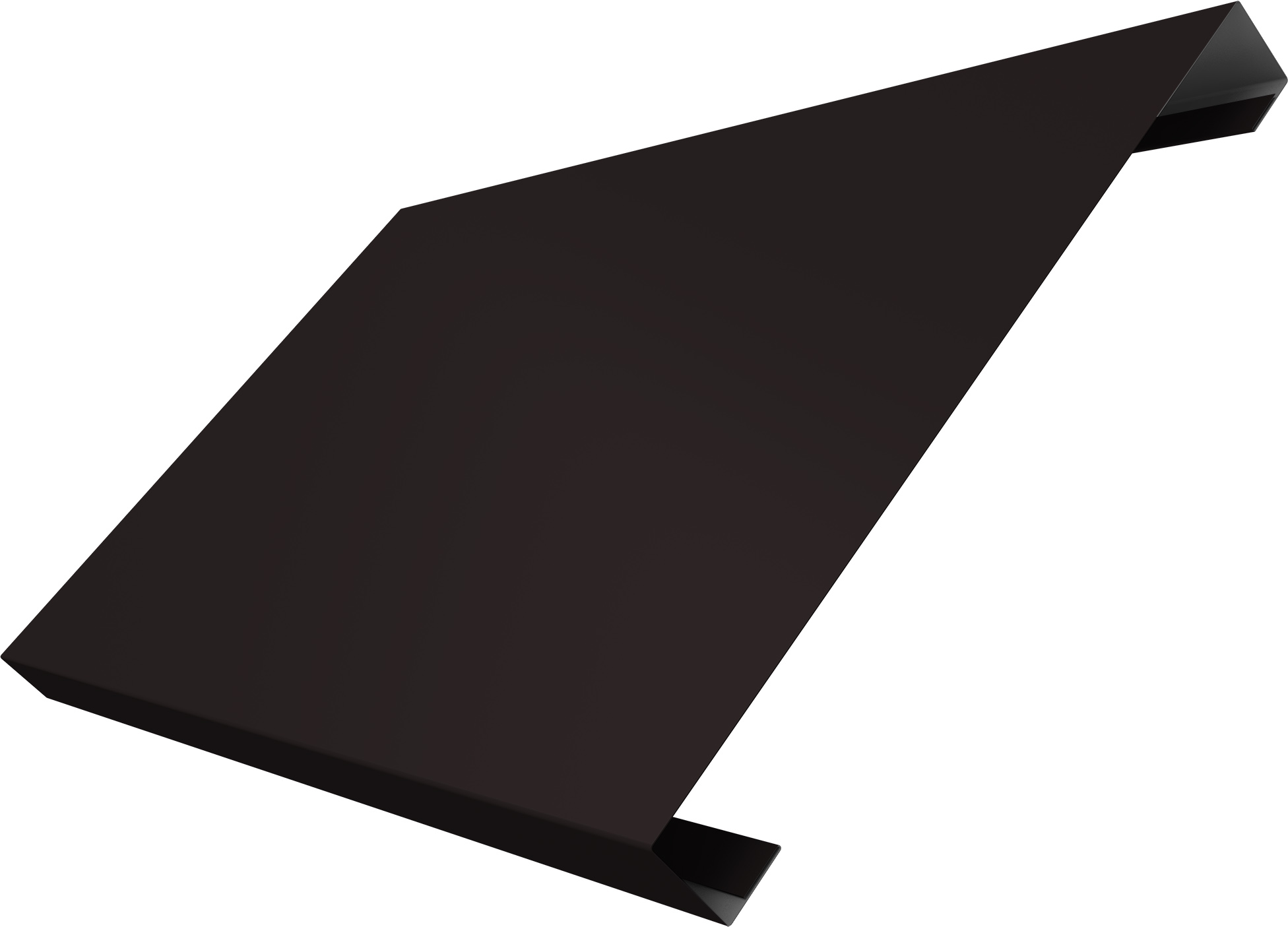 Ламель лицевая 200 забора жалюзи Техас Grand Line 0,5 Drap ТХ RAL 9005 черный