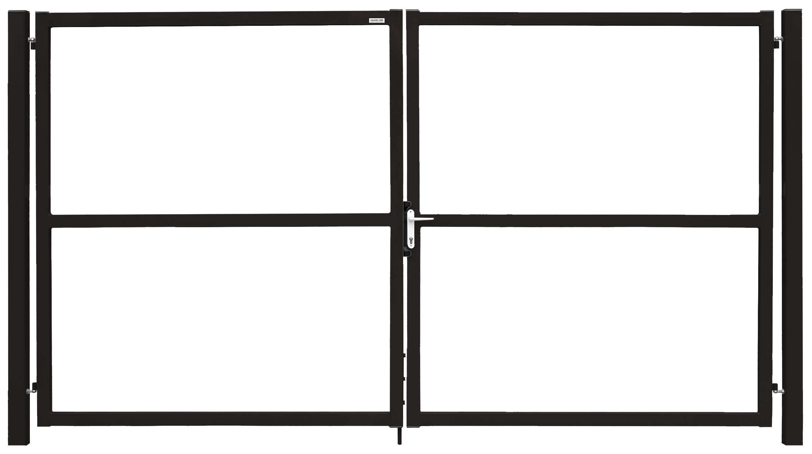 Ворота Colority цинк с замком 1,8х3,5 RR 32