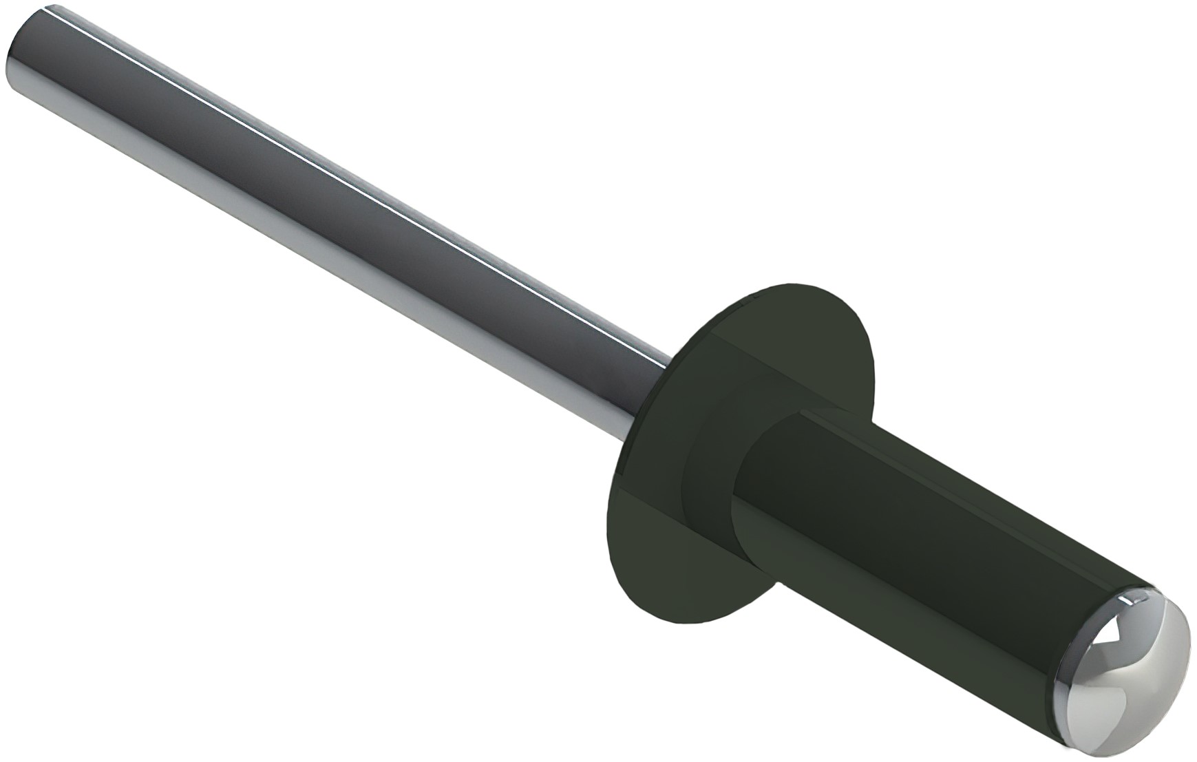 Заклёпка вытяжная Daxmer 3,2х8,0 (1000шт) сталь/сталь RAL 6020