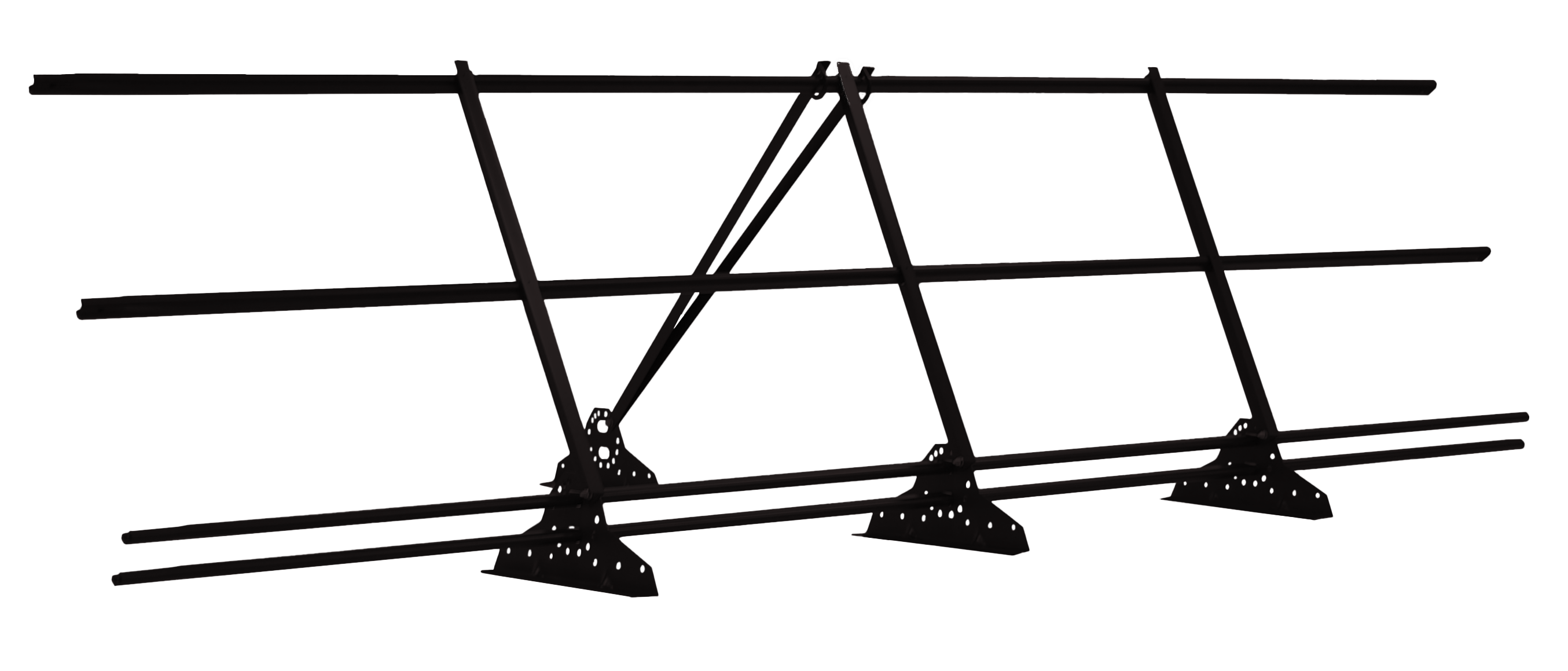 Ограждение кровельное со снегозадержателем Grand Line 0,9х3м RAL 9005