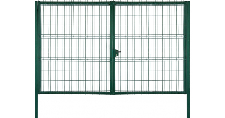 Ворота Profi с замком 2,03х5,0 RAL 6005