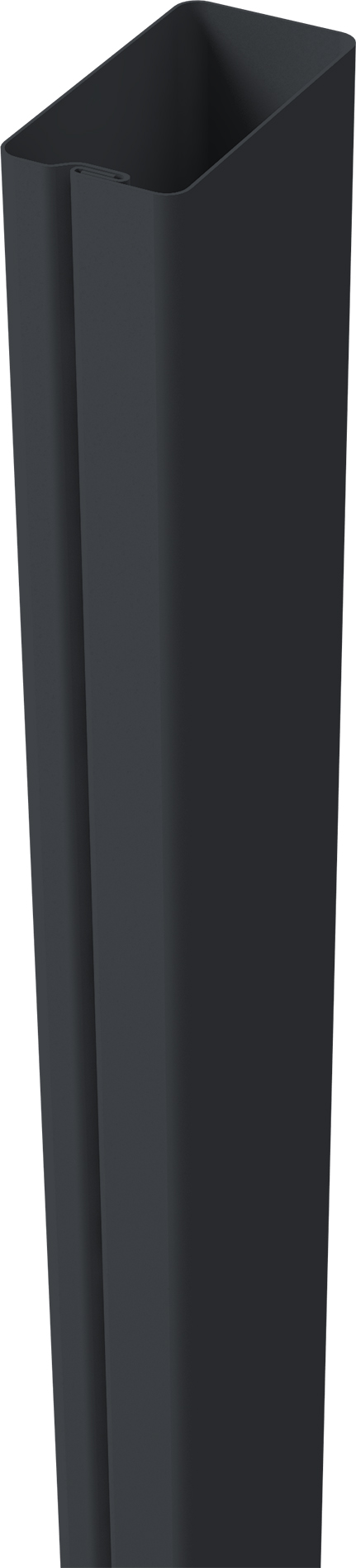 Труба 40х20х1,0х2500 RAL 7024