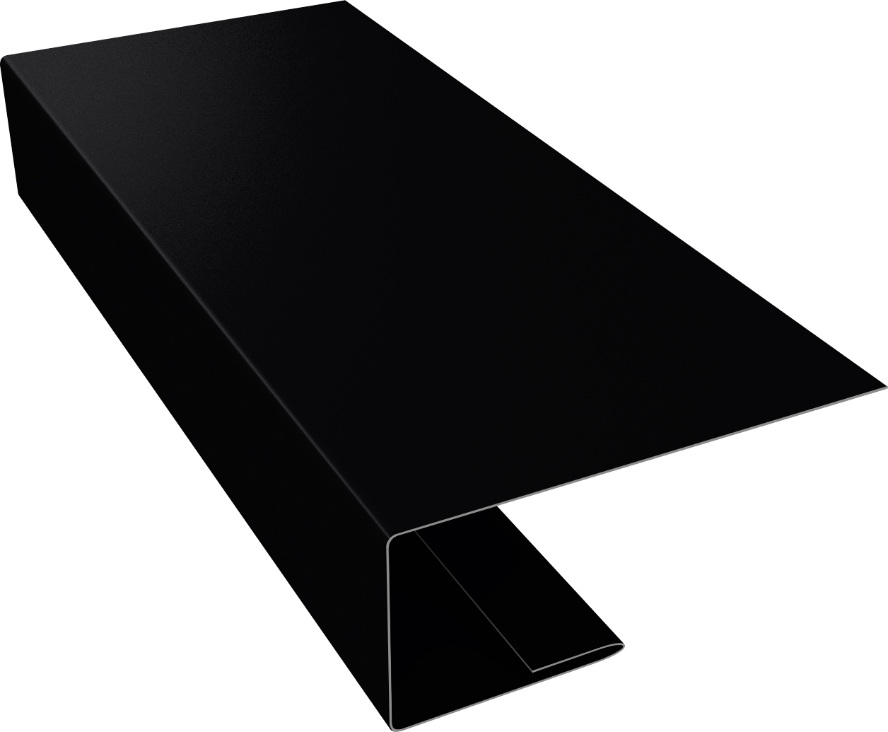 J-Профиль 18мм Grand Line 0,5 Velur RAL 9005 черный (2м)