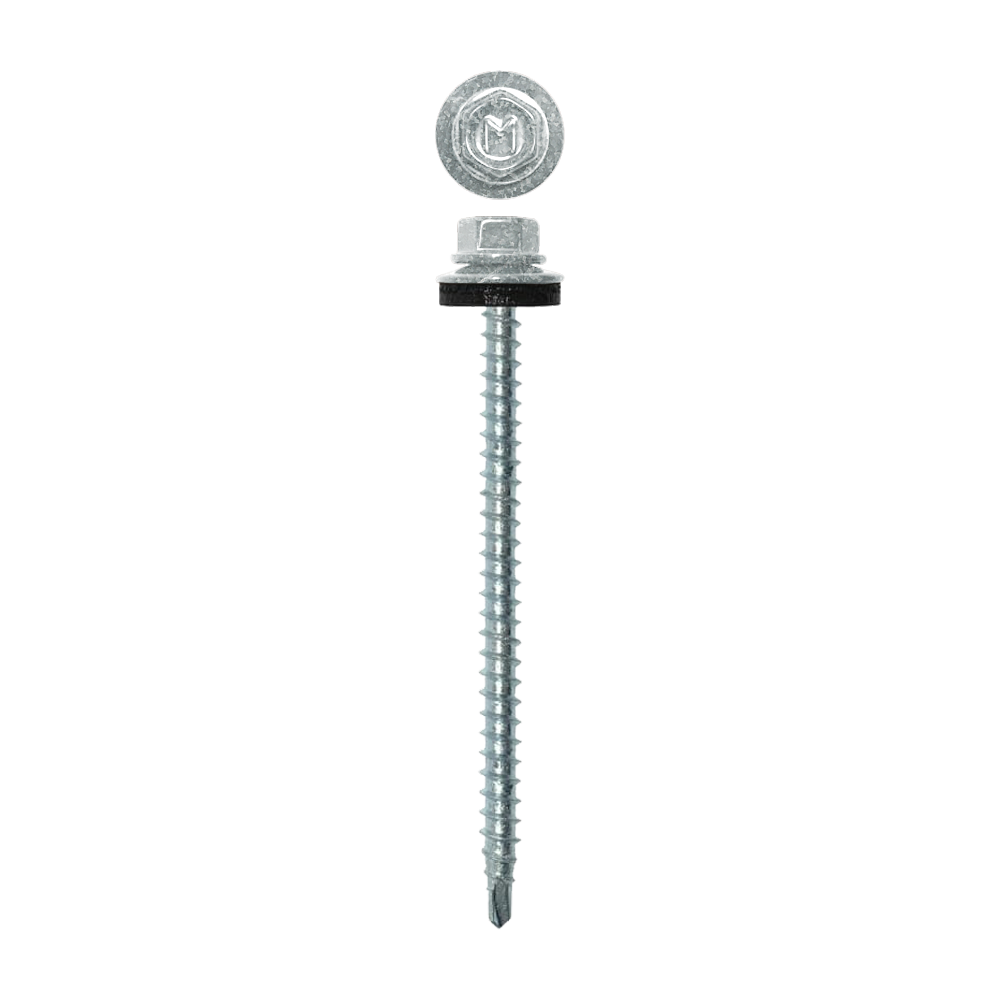 Саморез кровельный Daxmer 4,8х70 Цинк (100) сверло №1