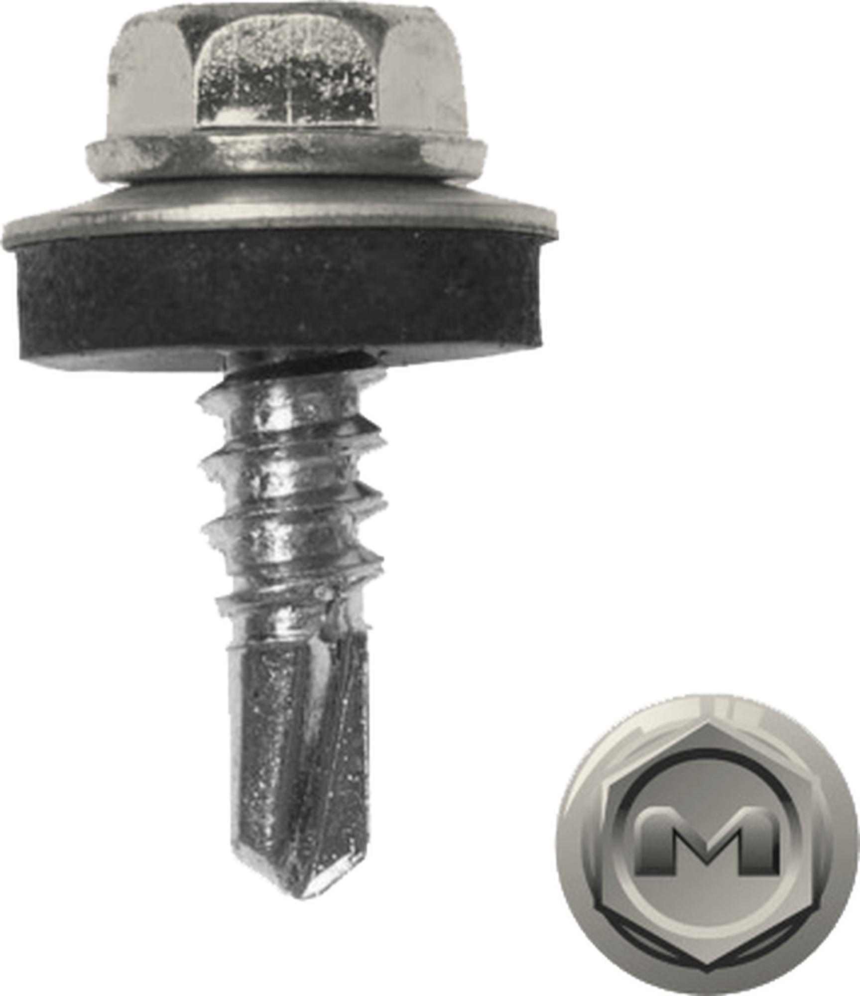 Саморез по металлу Daxmer 5,5х19 RAL 9010 (250) сверло №3