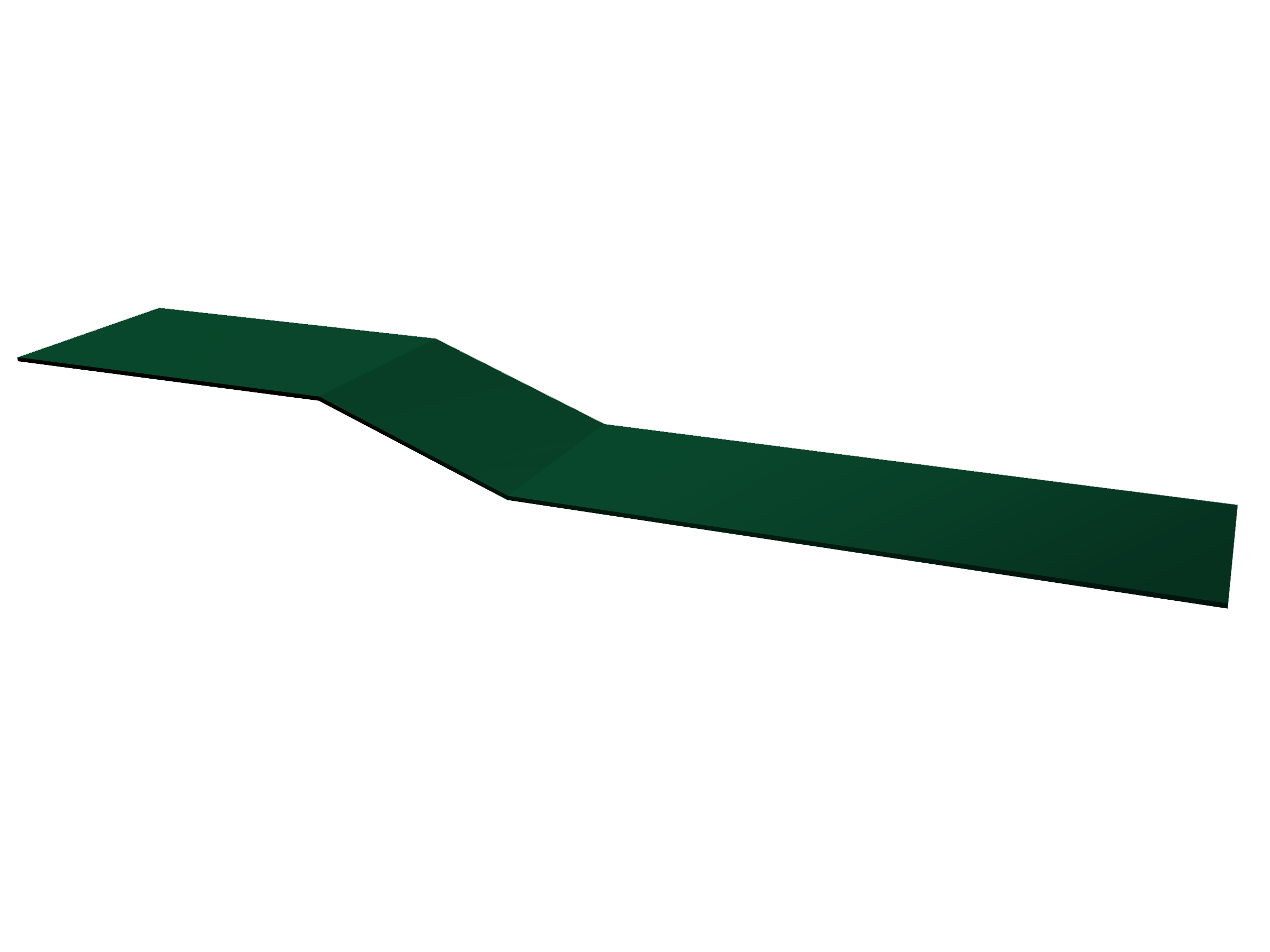 Планка крепежная фальц Grand Line 0,45 Drap RAL 6005 зеленый мох (3м)