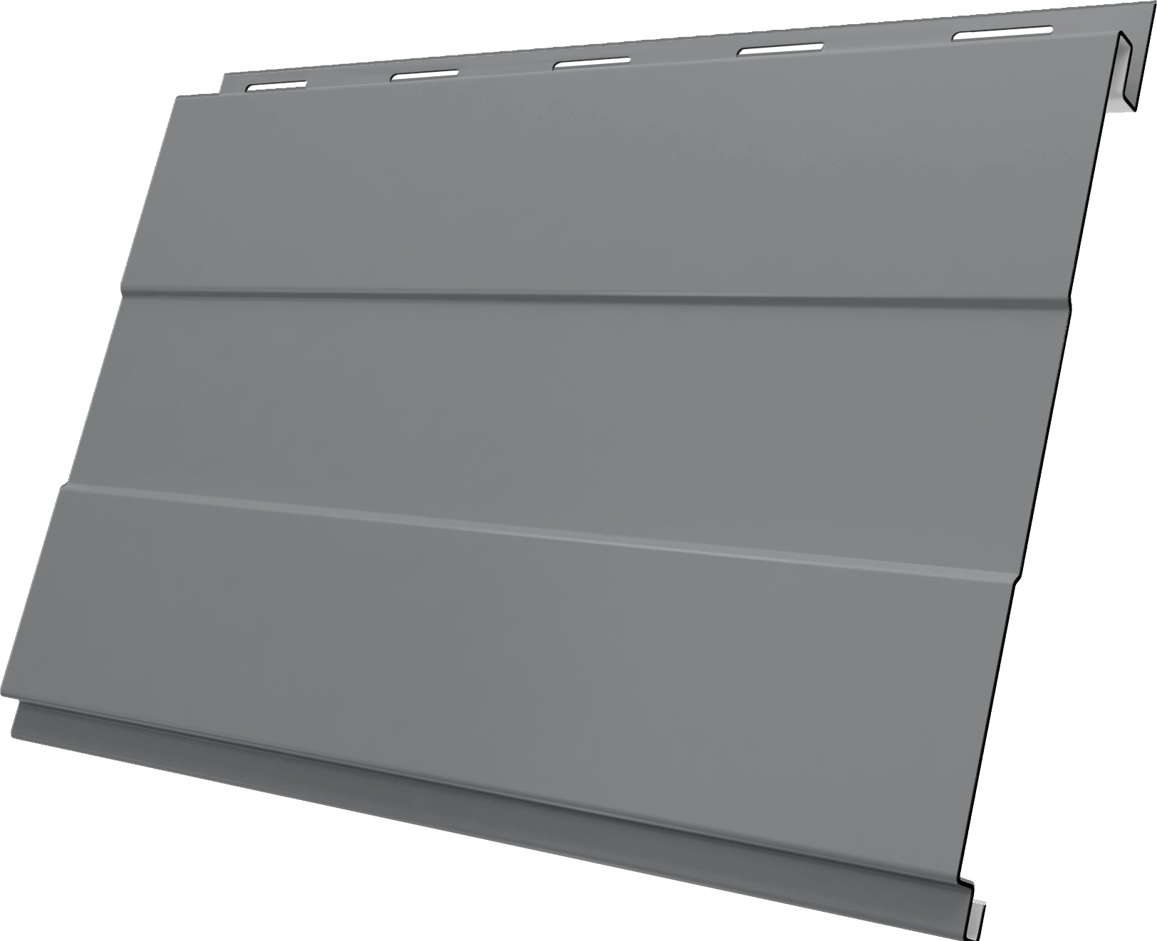 Вертикаль проф Grand Line 0,45 ПЭ с пленкой RAL 7004 сигнальный серый